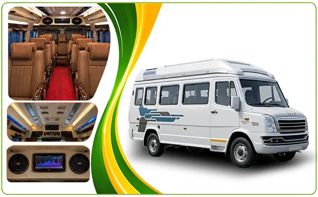 9 Seater Tempo Traveller on Rent in Pune