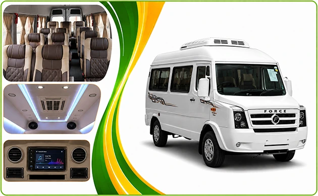 13 Seater Tempo Traveller on rent in Pune