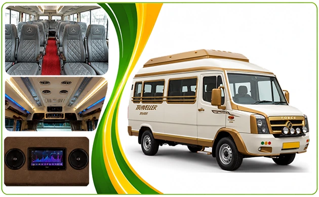 17 Seater Tempo Traveller on rent in Pune