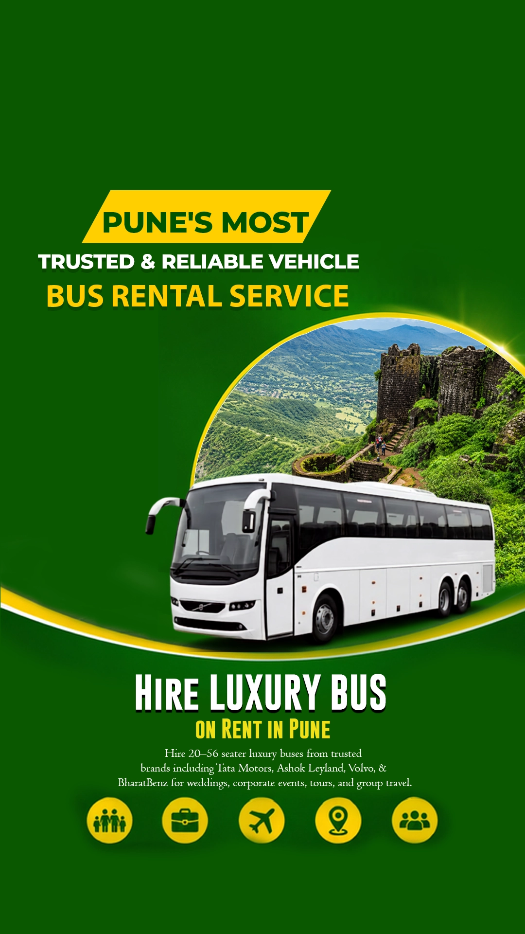 Luxury Bus rent in delhi- Urban Cruise
