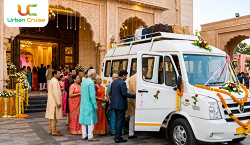 Hire Tempo Traveller rental service for Wedding