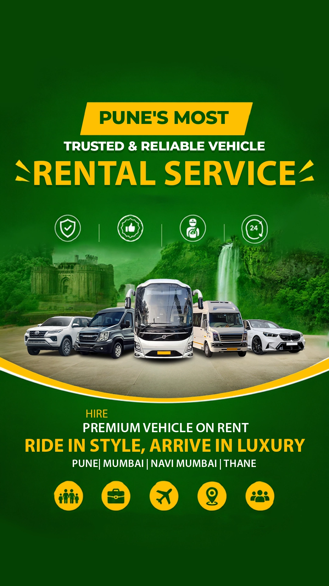  Car & suvs on rent in pune- Urban Cruise