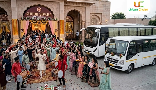 LUXURY BUS RENTAL FOR WEDDING