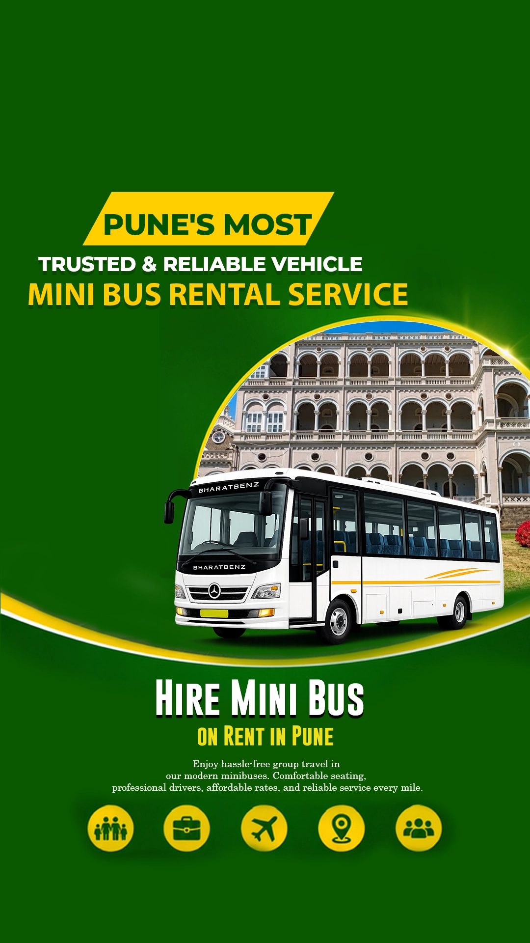 Mini Bus rent in pune- Urban Cruise
