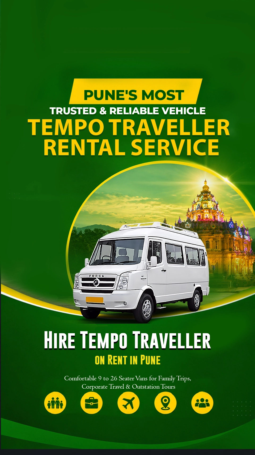 Tempo Traveller rent in Pune- Urban Cruise
