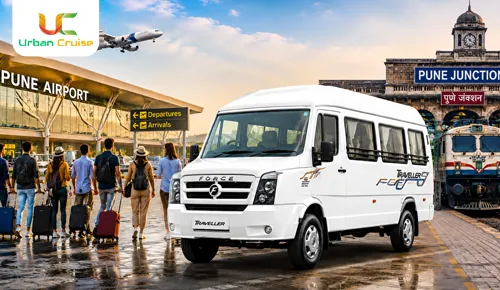 Tempo Traveller on rent for Airport & Railway Station Transfers