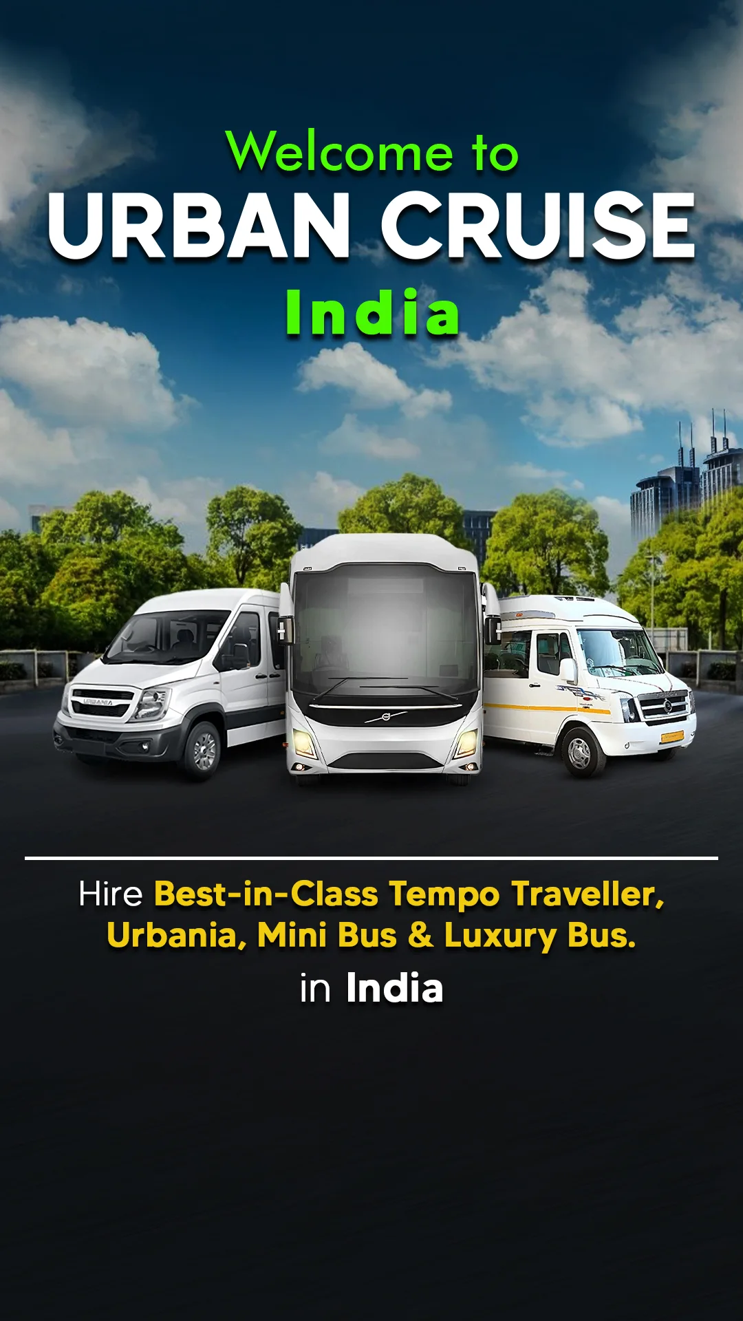  urbamn cruise vehicles on rent in Mumbai- Urban Cruise