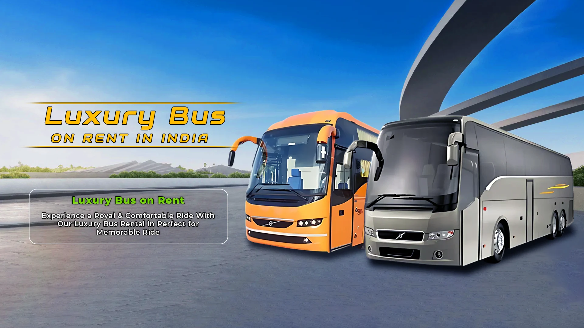 Luxury Bus on rent in Mumbai - Urban Cruise